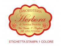 Etichette adesive per erboristerie, cosmetica, cosmesi (mm 49X36)  (cod.8M )